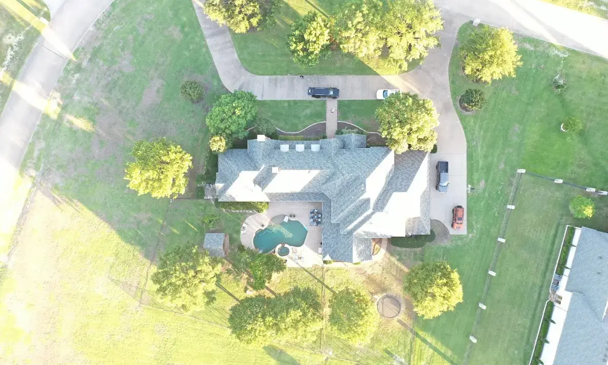 New shingle roof installation on a home in Stonegate